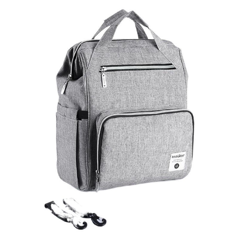 Yinxiuli Multifunctional Backpack Mommy Bag Large Capacity Multifunctional Mommy Bag Waterproof Backpack Mother and Baby Outing Bag Cross-Border
