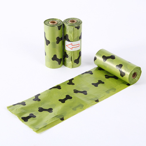 New pet garbage bag, poop bag, printed dog poop bag, dog poop bag, dog walking degradable outing cleaning bag wholesale