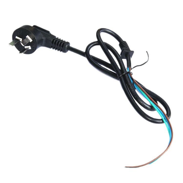 永睿生产电线插头 三芯国标 16a 3c认证电源线 调光开关电源线