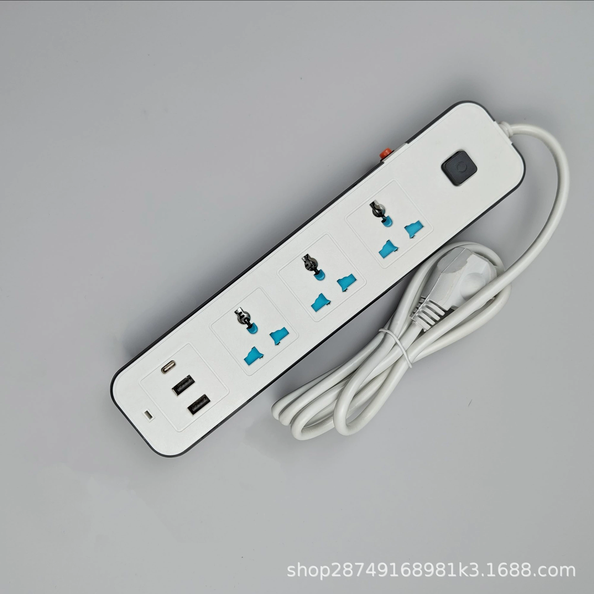 Сетевой фильтр для Африки, универсальные гнёзда, USB+TYPE-C, защита от перегрузки, многофункциональная розетка с кабелем и лампой