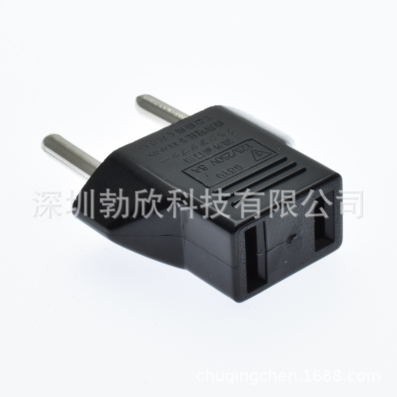 转换插头-9619(图) 供应AC电源插座  美式转欧式 美式转换头