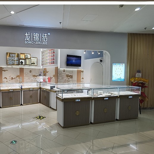 珠宝首饰展示柜翡翠玉器玻璃柜台奢侈品展示柜产品陈列柜