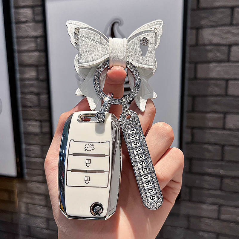 Aplicable a KIA K3 caso clave K5 coche K2 orgulloso correr kx3 Yi corriendo K4 hembra kx5 inteligente ejecución ACE hebilla KAIKU coche Shell