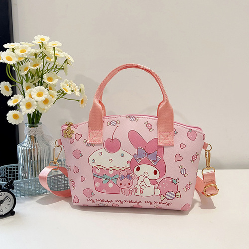 2025 New Cute Girl Student Backpack Cartoon Cute Mickey Mouse Pattern Fashion Shoulder Bag