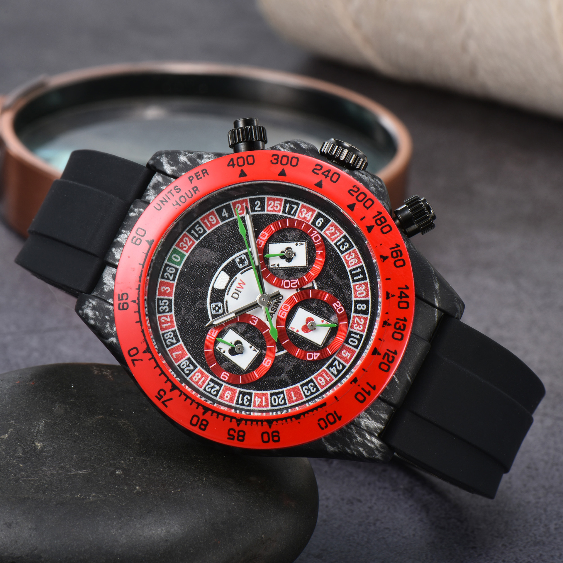 2024 Foreign Trade Goods Business Herrearbejdsur Quartz Chronograph Watch_voghion.com