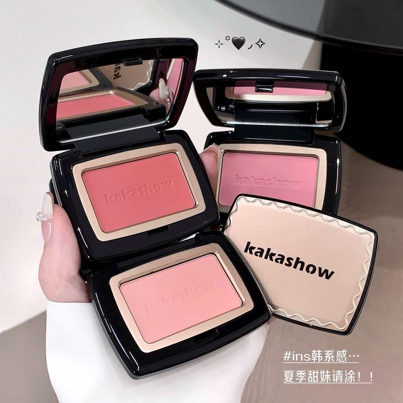 kakashow柔雾微醺腮红清透服帖自然细腻氛围感眼妆元气少女腮红粉|undefined