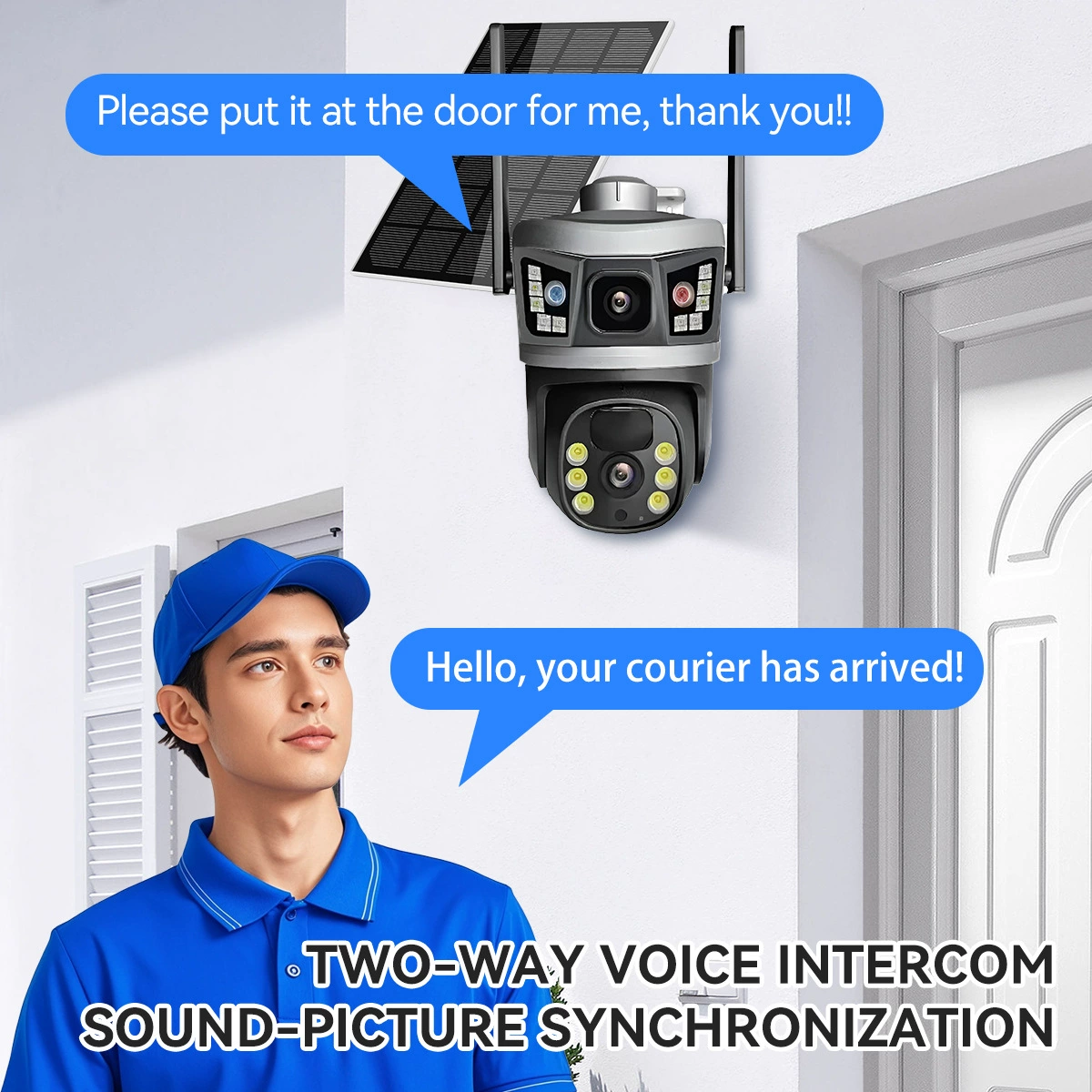 Мобильный телефон, солнечная CCTV камера, 4G