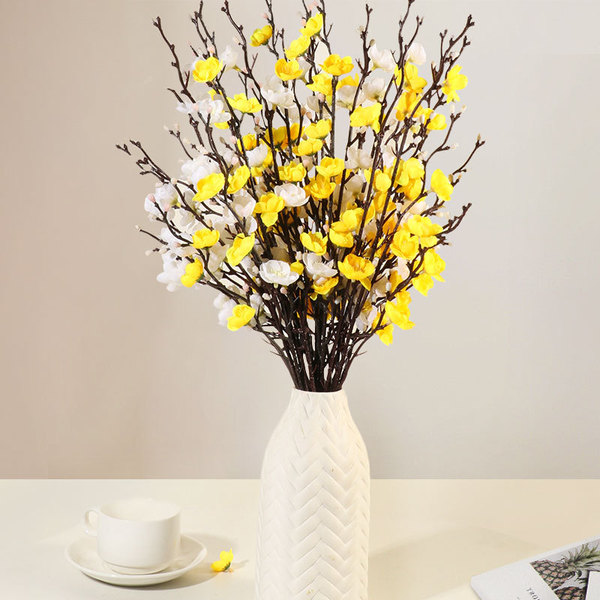 Simulated fake flowers and plum blossoms 55CM single mini plum…