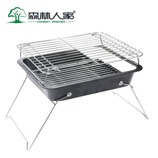 BBQ烧烤工具家用烧烤炉 2-3人便携式迷你烧烤架简易烤炉