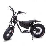 儿童胖胎电动山地车复古迷你越野电动车2025新款潮酷多功能带减震