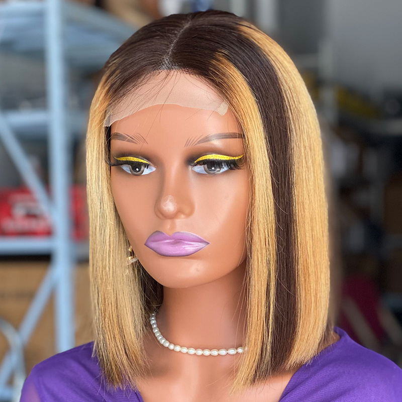 Gluelesswigs Dd Bone Straight Human Hair Wig for Export