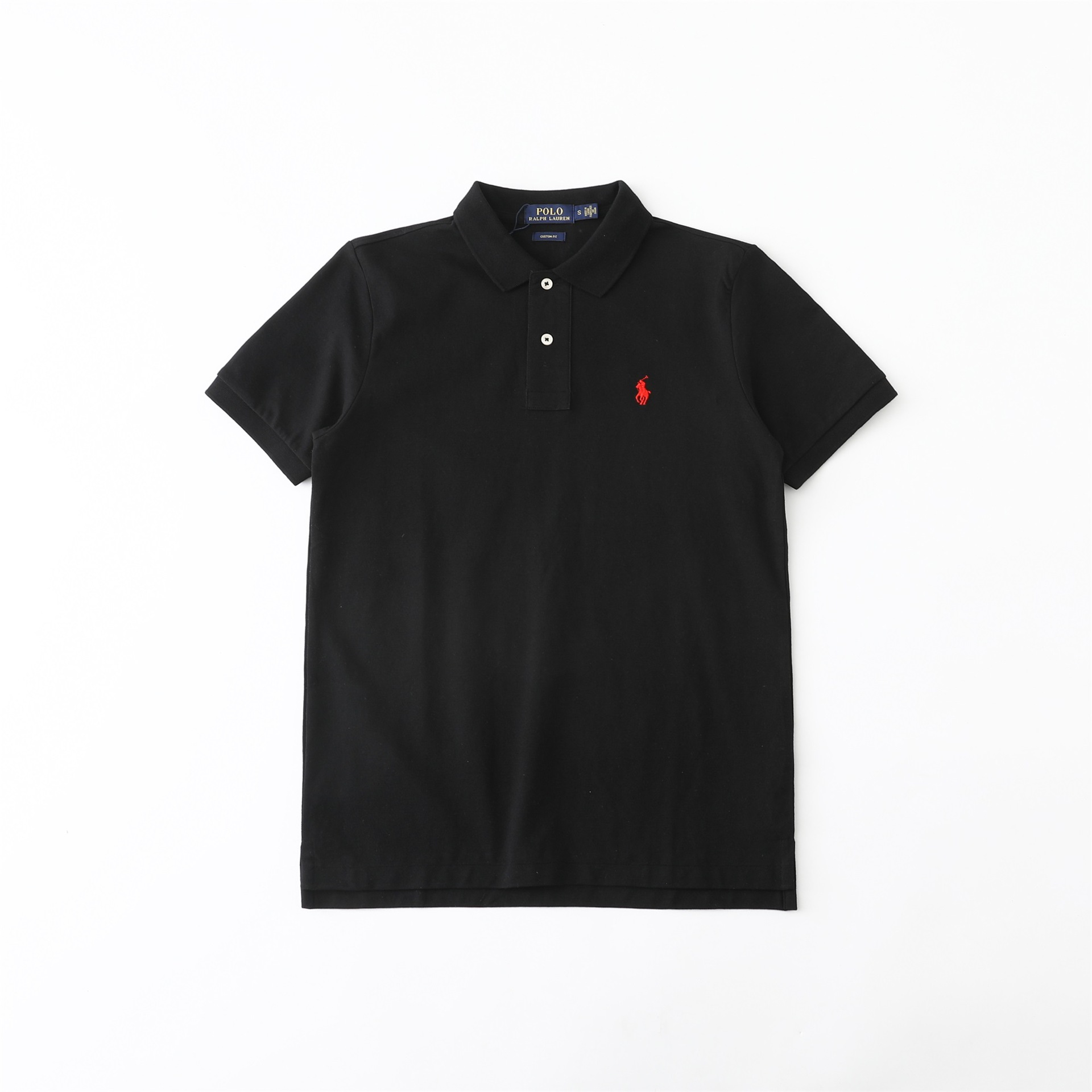 国境を越えた外国貿易供給ラフ RL 通勤カジュアル無地メンズ夏ポニーロゴ刺繍半袖ポロシャツ
