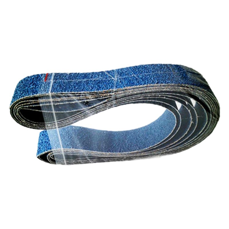 Nuevo cinturón abrasivo transfronterizo 915*50 corindón de circonio traje de cinturón abrasivo azul corindón de circonio cinturón abrasivo fabricante de cinturón de pulido