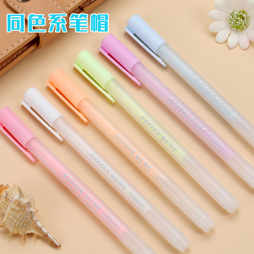 Pen-type dotting glue pen, hand accounting pen, push-type glue pen, quick-drying precise coating, student hand accounting dot glue pen, wholesale