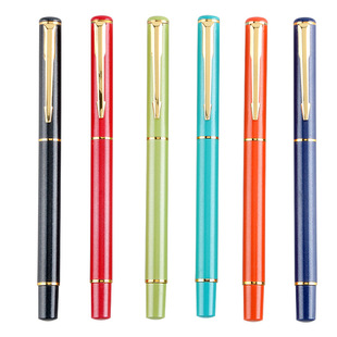 Spot wholesale metal neutral pen business advertising gift sign pen multi-color ball pen printed LOGO