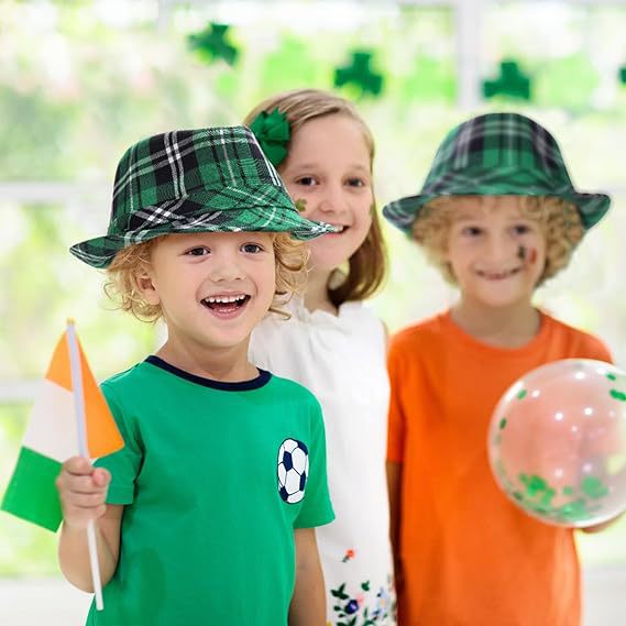 2025, neuer irischer Zylinder zum St. Patrick's Day, Bart, grünes Kleeblatt, Hüte für St. Patrick Day, Zuhause, Party, Dekoration, Cosplay, Kostüm-Requisiten – Detail 2