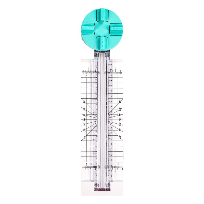 Cortador de papel cortador de papel diario cuatro en un cuchillo de arte cortador de papel multifuncional pequeña oficina de plástico cortador de papel