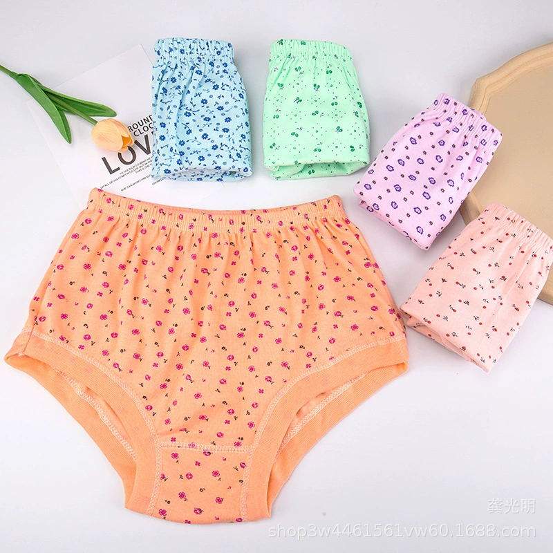 Хлопковые утолщенные трусы с высокой талией для людей среднего и пожилого возраста, свободные брюки, женские шорты больших размеров, взрыв