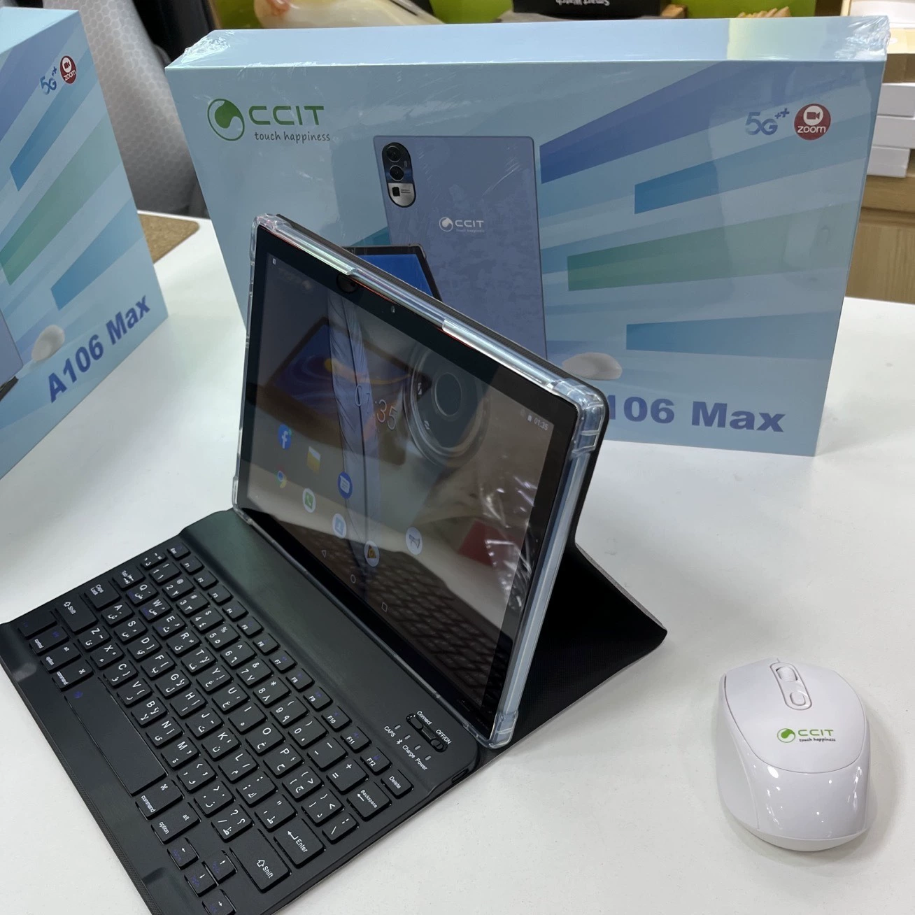 Планшет A106MAX CCIT, 2x32 ГБ, фронтальная и тыловая двойная камера, Wi‑Fi, BT, GPS