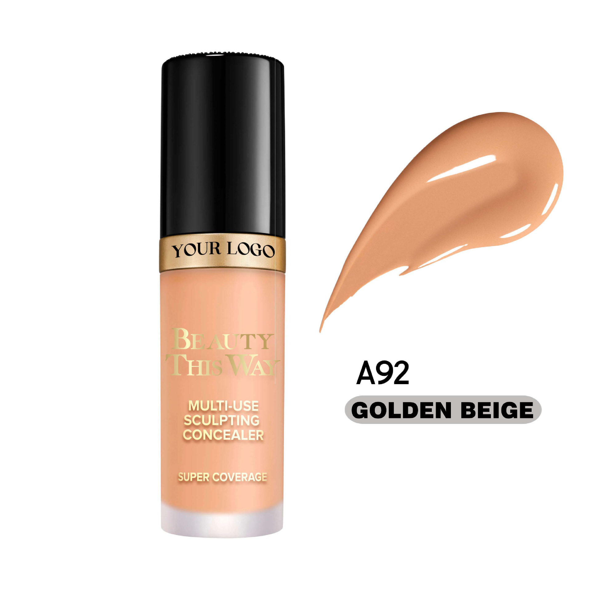 Too Faced Concealer, concelador de base, concelador de base de maquillaje ligero y fino, concelador de base líquido para reparar la apariencia, concelador de base