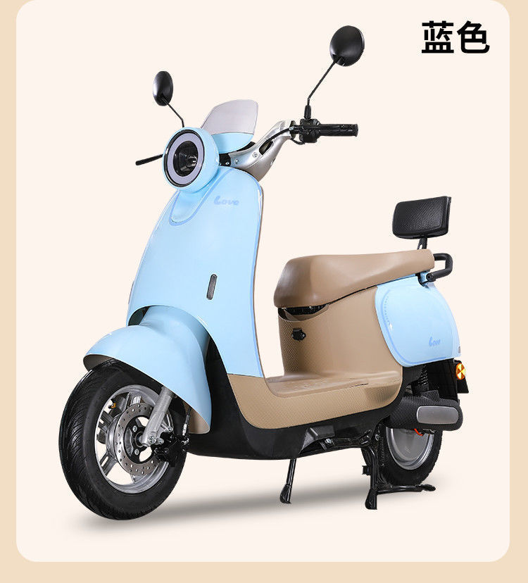 Cross-Border Wholesale of New Adult Electric Vehicles 60V72V, Men's and Women's Electric Scooters with License Plates, Long-Range Electric Motorcycles