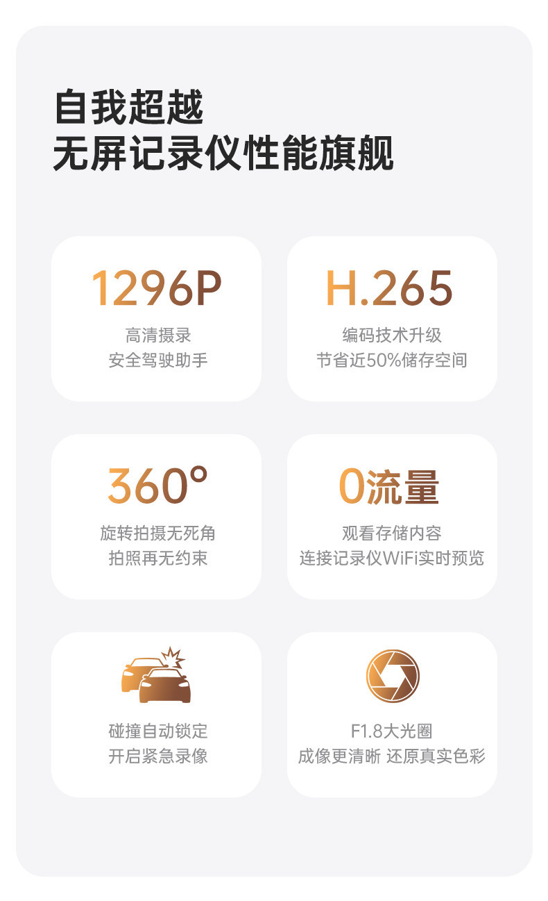 Suitable for Hikvision D and other waterproof motorcycle dash cams, high-definition, no wiring required, for electric vehicles