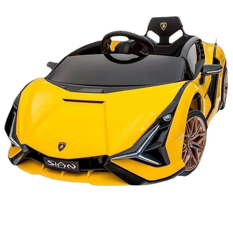 Lamborghini, электрический автомобиль, детская универсальная игрушечная машина с сиденьем, дистанционное управление