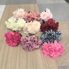 5头大丽花婚礼花艺插花家居高档客厅装饰假花摆件装饰花材批发
