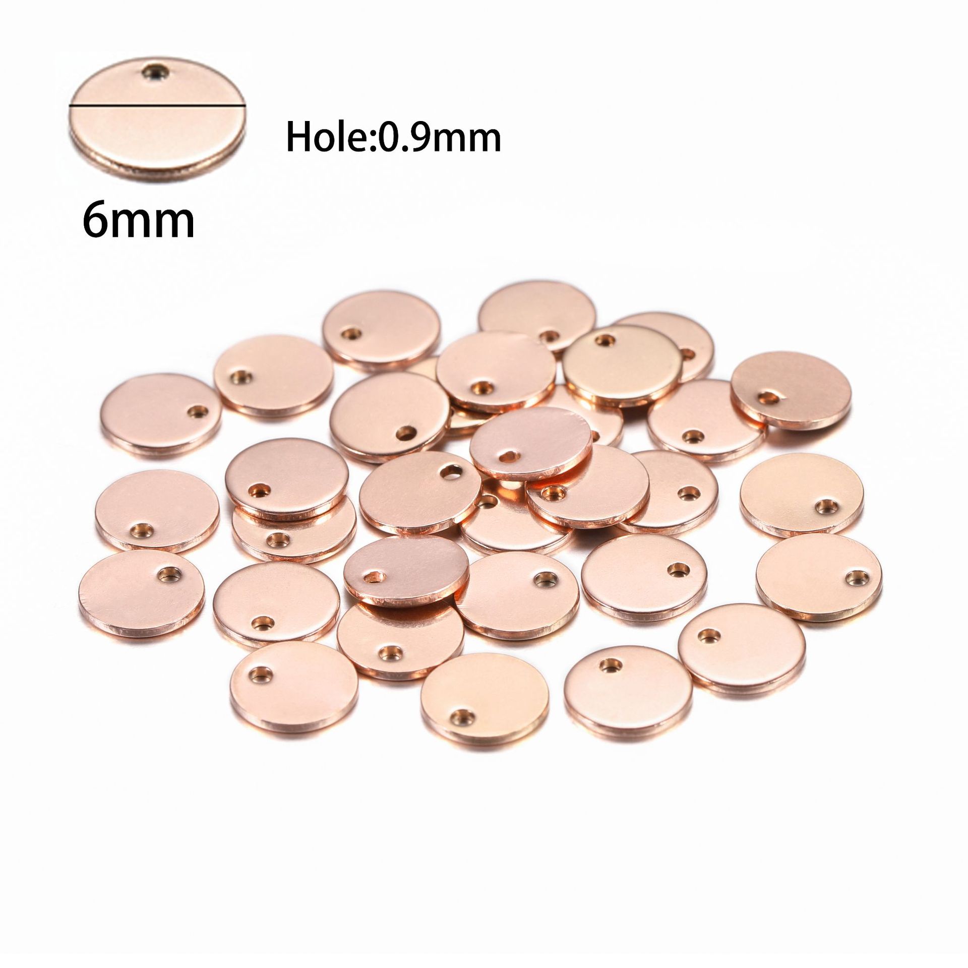 17g Weight Pendant Jewelry Making Type DIY Jewelry Accessories Classification 10 PCS/Package, 20 PCS/Package, 50 PCS/Package Quantity 304 Stainless Steel Material Solid Color Pattern Plating Design Simple Style, Classic Style Style 10 PCS/Package 20 PCS/Package 50 PCS/Package 304 Stainless Steel Solid Color Pendant 3