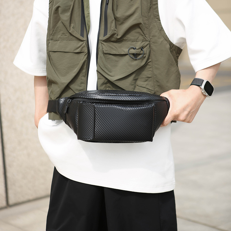 Bolso de pecho moda masculina simple bolso de mensajero de un solo hombro 2025 nueva mochila pequeña deportes al aire libre ciclismo riñonera mujer al por mayor