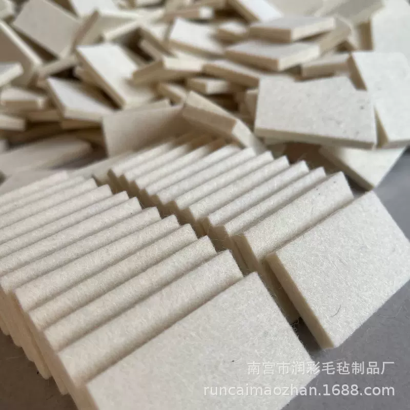 加工毛毡条块工业密封吸油高密度机械纯羊毛毡耐磨羊毛毡条块
