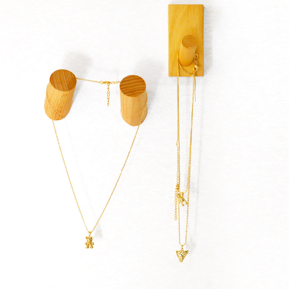 hip-hop cartoon cute bear leopard head copper necklace retro 18K gold plated pendant