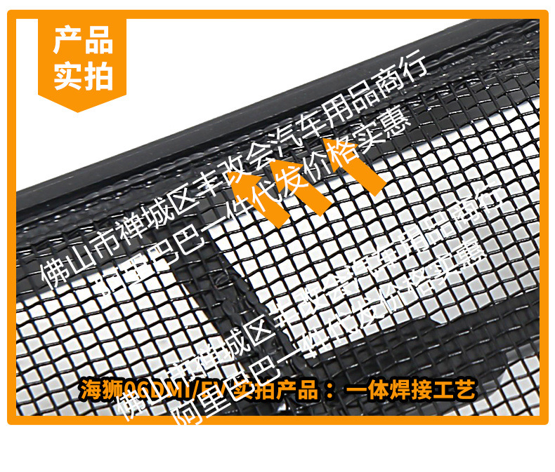 Suitable for Byd Hiace 06Ev/Dmi Integrated Welding Car Insect-Proof Net Front Grille Special Accessories