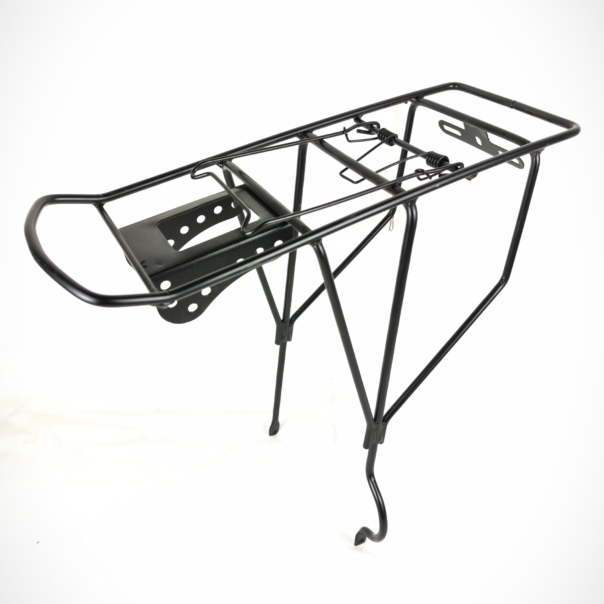 实心加重山地车后货架自行车单车载人后座载货架碟刹V刹尾架钢