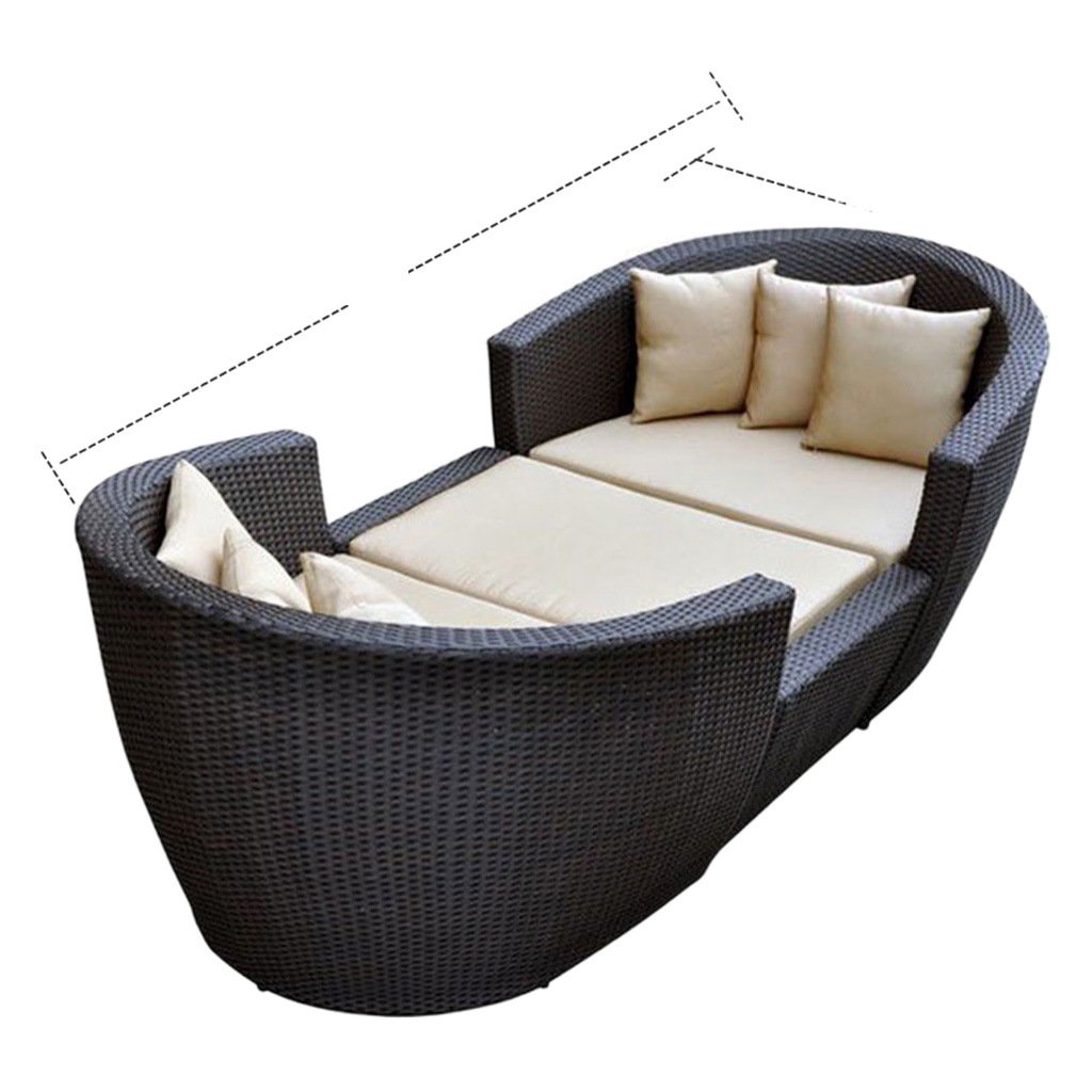 Al Aire Libre reclinable balcón al aire libre jardín al aire libre patio ratán acostado cama Sunshine Room playa ratán silla personas acostado nido sofá