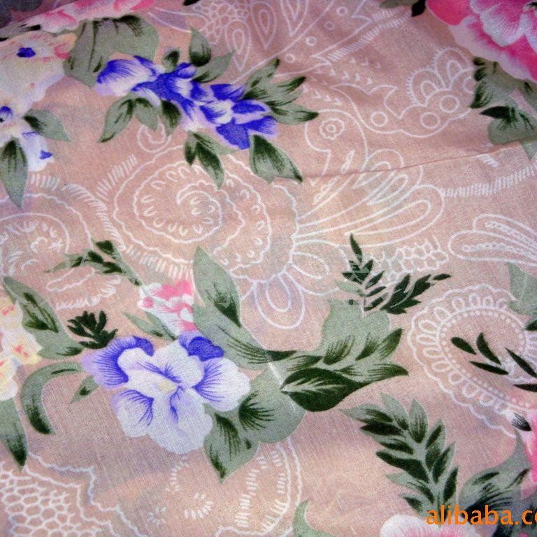 [大鑫纺织] 厂家直销 印花 特宽幅 漂炼本增白 交织 仿棉布