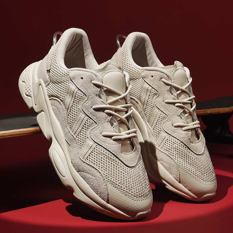 外贸椰子鞋2025新款黑武士男鞋网面运动鞋休闲跑步鞋增高潮男批发