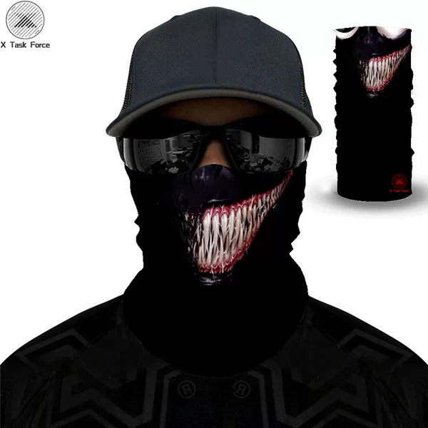 Four Seasons Warm Magic Venom Headscarf Windproof Cycling Face Mask Motorcycle Electric Vehicle Neck Cover for Men and Women