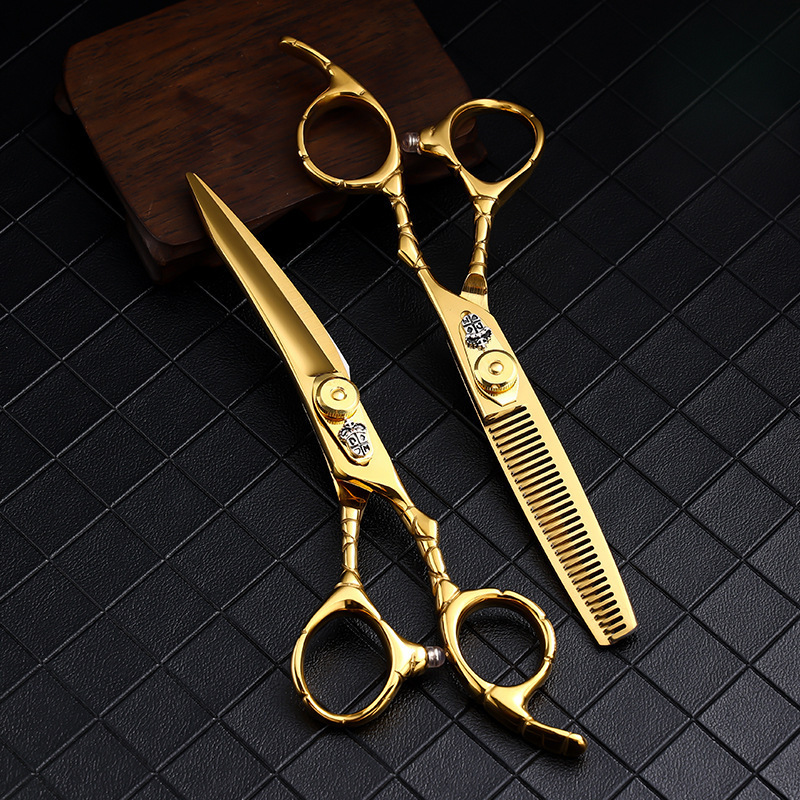 Ciseaux de coiffure professionnels gold platinum pour salon_voghion.com