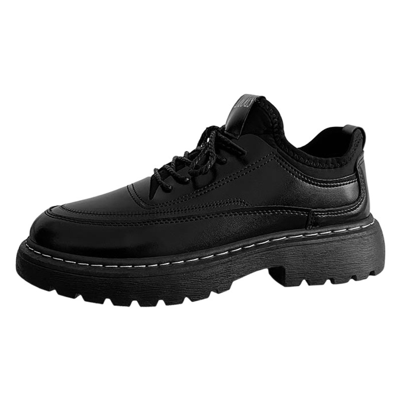 Zapatos de hombre en línea experto en celebridades 2023 otoño nuevos zapatos de negocios zapatos bajos de cuero pequeños zapatos casuales juveniles entrega de una sola pieza