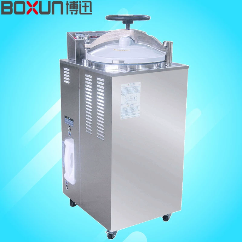 Вертикальный паровой стерилизатор Shanghai Boxun YXQ-100G, 100 л, сухого типа, с тремя корзинами