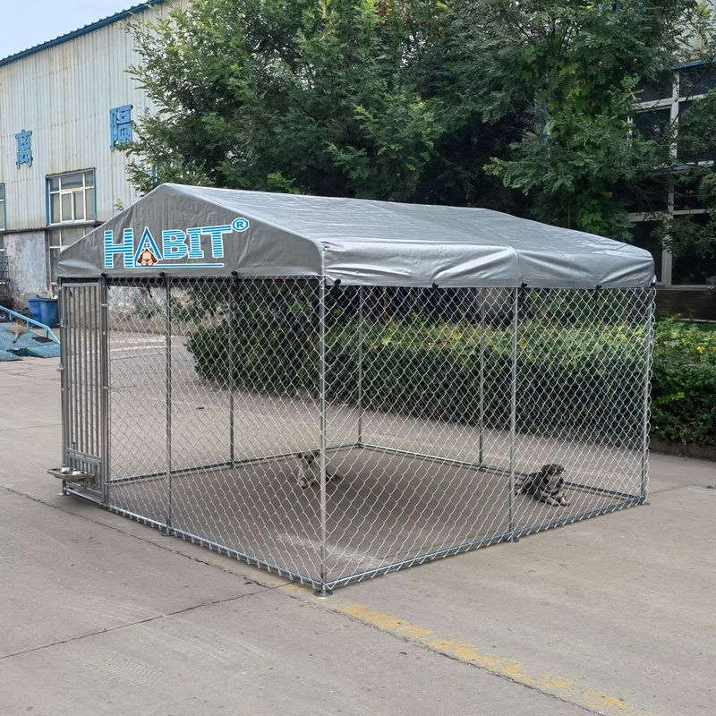 【Amazon Hot Sale】3x3x 1.75m ヘビーデューティー ペット フェンス ランニング ケージ サンシェード、防雨、防錆 50 セットから販売|undefined