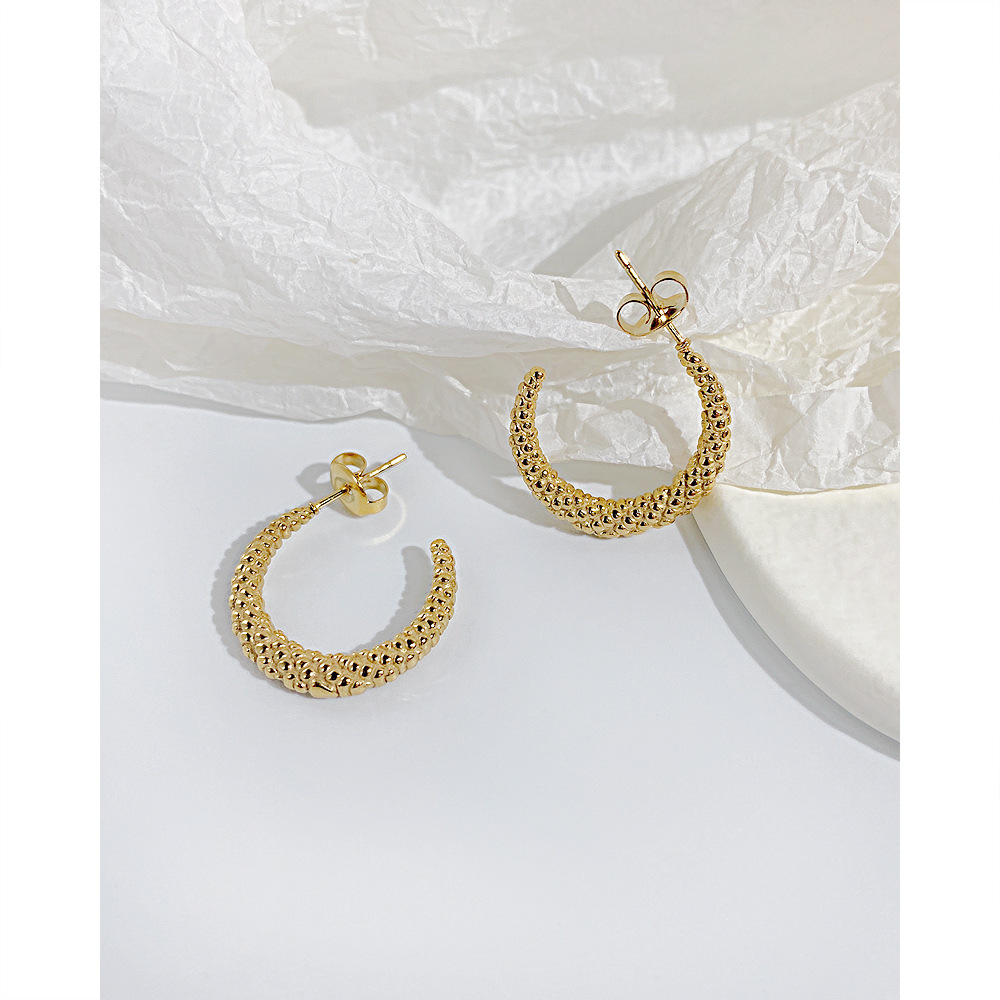 Fashion C Shape Stainless Steel Earrings Stainless Steel Earrings