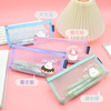 Transparent triangular pencil case for pencils for elementary school students, Korean style