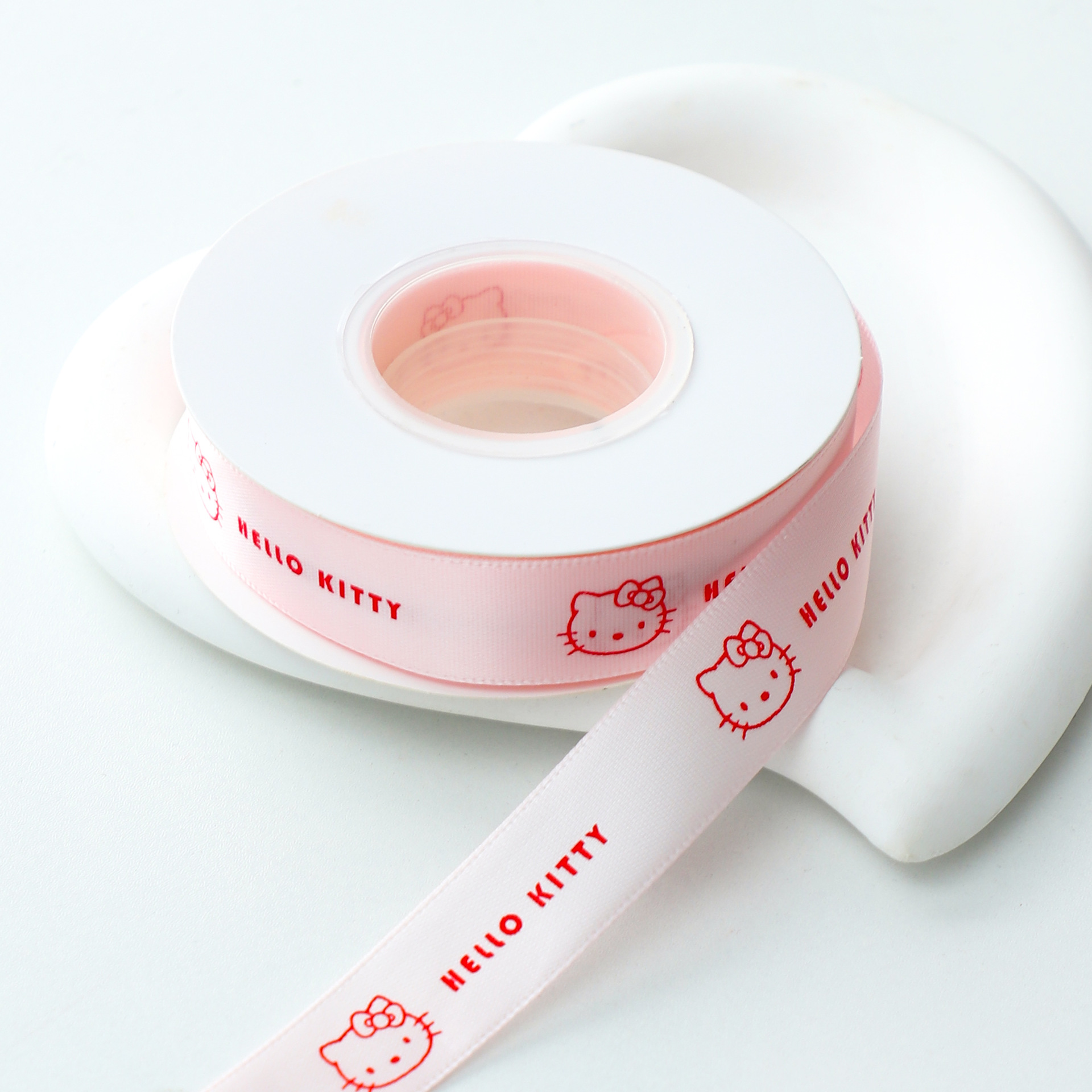 Siete colores cordier adorable Kitty cinta de embalaje de flores cinta DIY hecha a mano arco floral cinta de decoración