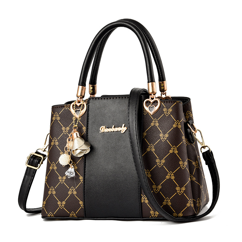 Bolso grande de las mujeres del fabricante nuevo bolso ocasional simple bolso de las mujeres de mediana edad bolso de la madre bolsa de mensajero del hombro del todo fósforo