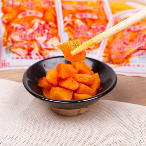 Chenglin 40g Carrot Slivers Cold Appetizer Breakfast Pickled Vegetable Side Dish Spicy Pickled Mustard Greens