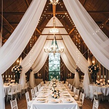 O 37518 Wedding Swiss Voile Backdrop ����ɴᣱ��� �羳ŷ����