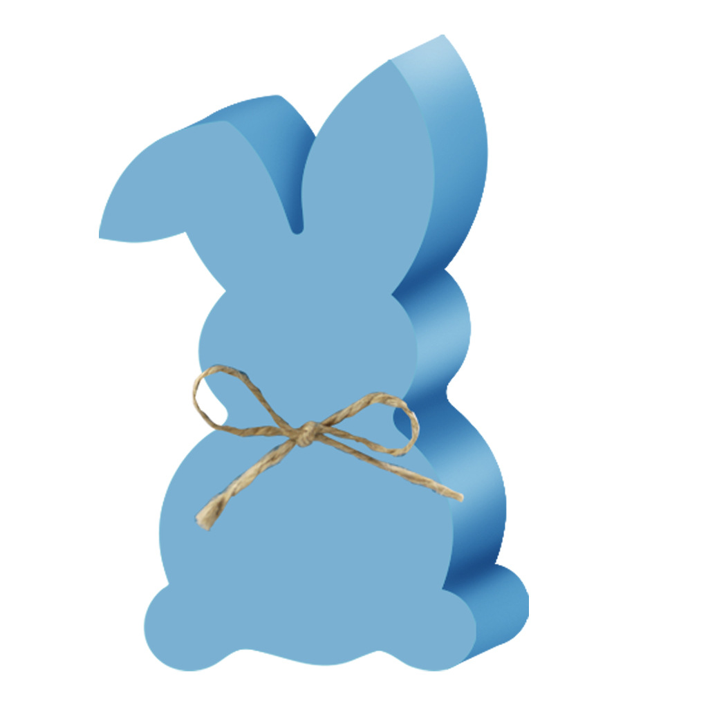Simple Style Rabbit Flower Wood Ornaments display picture 7