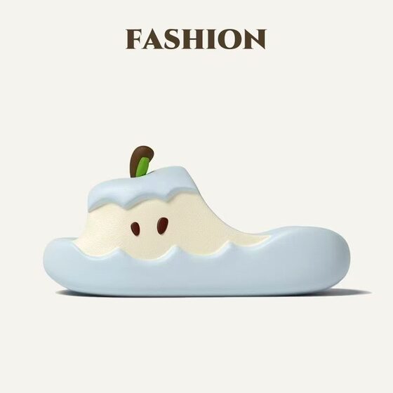2025 New Apple Slippers Parent-Child Summer Cute Cartoon Boys and Girls EVA Indoor Home Bath Dopamine